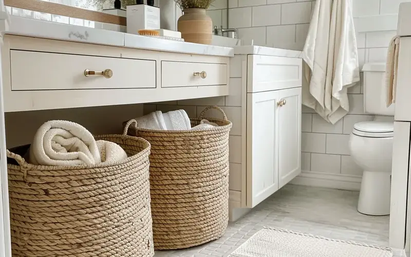 Woven Baskets for Stylish Storage:
