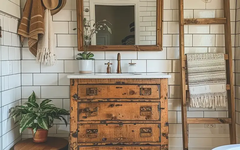 Repurposed Furniture for Eclectic Charm: