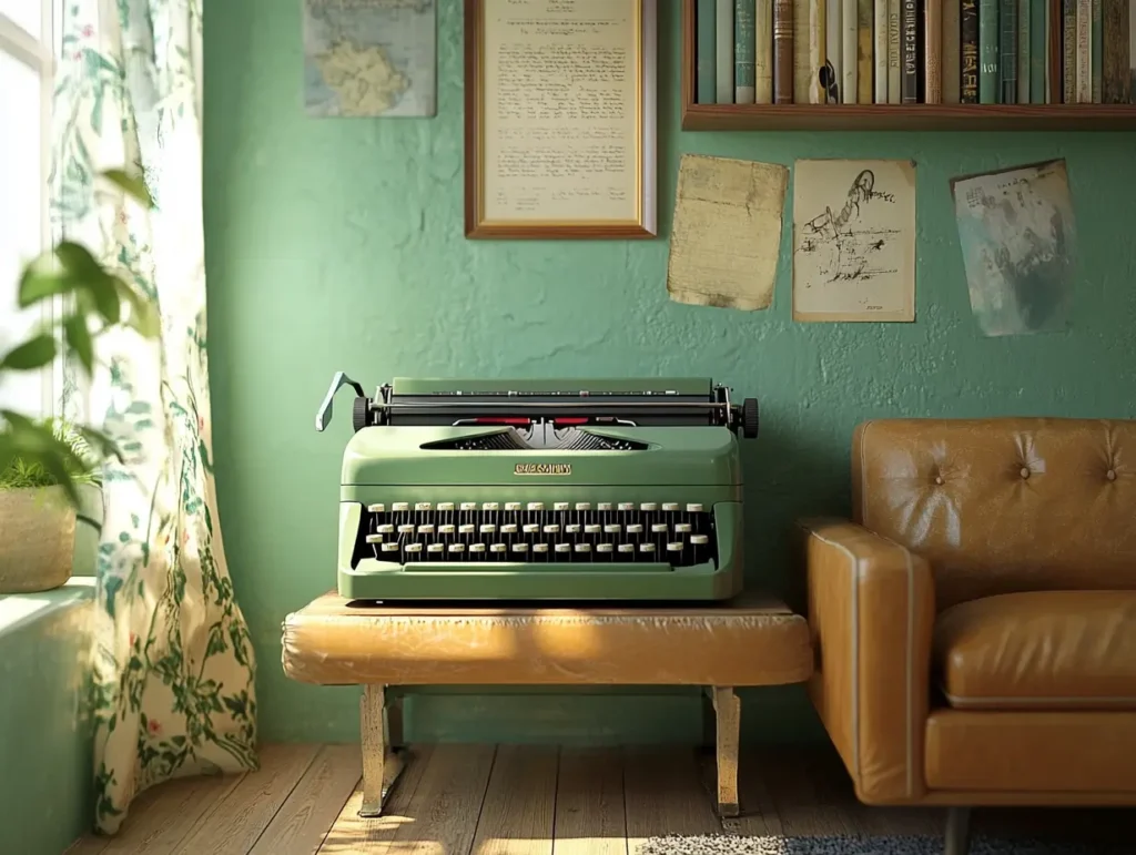 Vintage Typewriter as a Decor Piece: