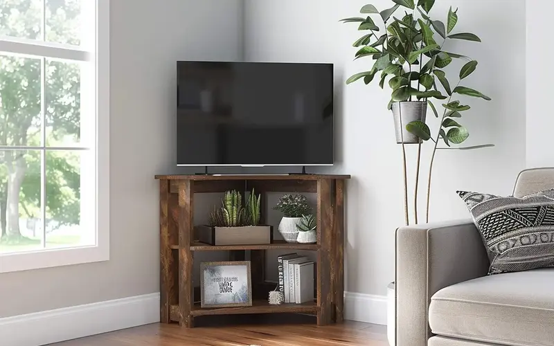 Corner TV Stand: