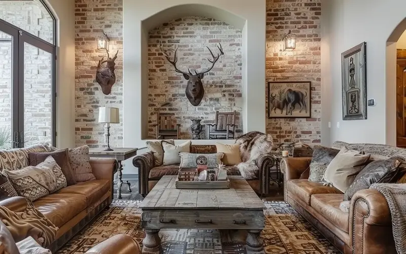 Exposed Brick or Stone Accents: