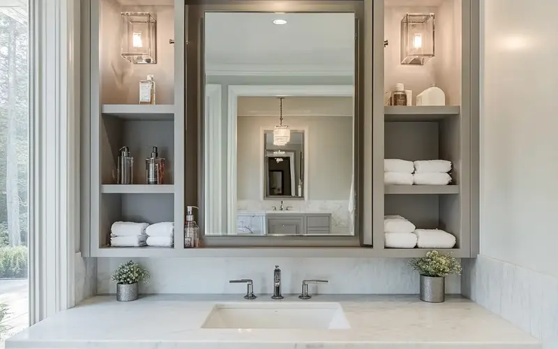 Mirrored Medicine Cabinets: