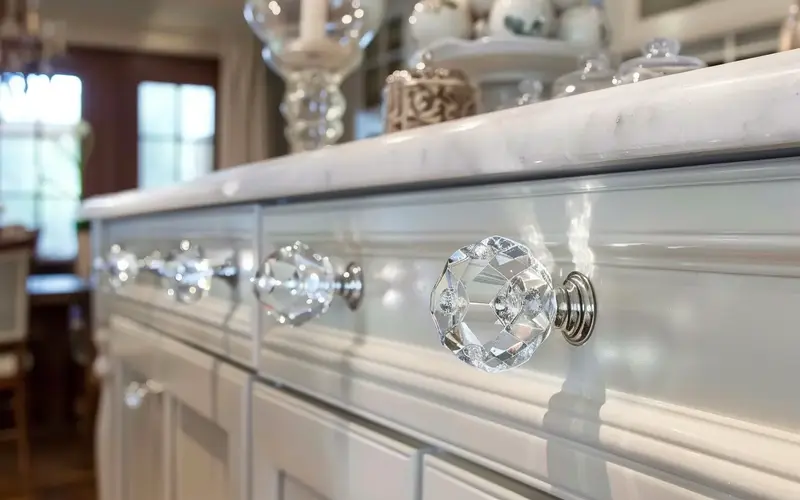 Glass Knobs: