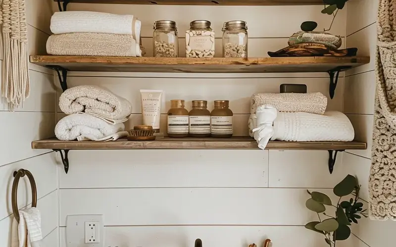 Open Shelving for Display:
