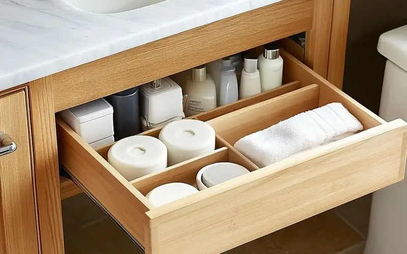 Under-Sink Drawers:
