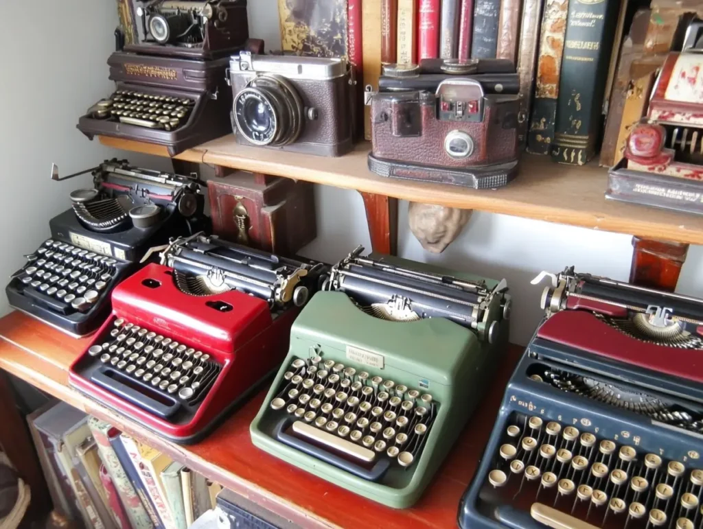 Vintage Typewriters and Cameras