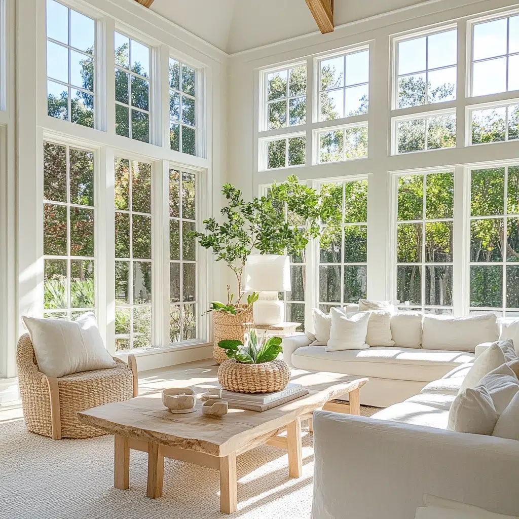 Open Up the Windows: Opening windows allows fresh air and natural light to circulate freely, creating a more vibrant and inviting atmosphere. It's a simple way to bring the outdoors in and refresh your living space.