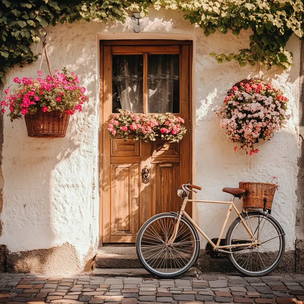 Vintage Bicycle Decor: It adds a nostalgic, charming, and unique touch. It’s a great way to add a bit of personality and style to your entrance. Plus, it’s a fun conversation starter!