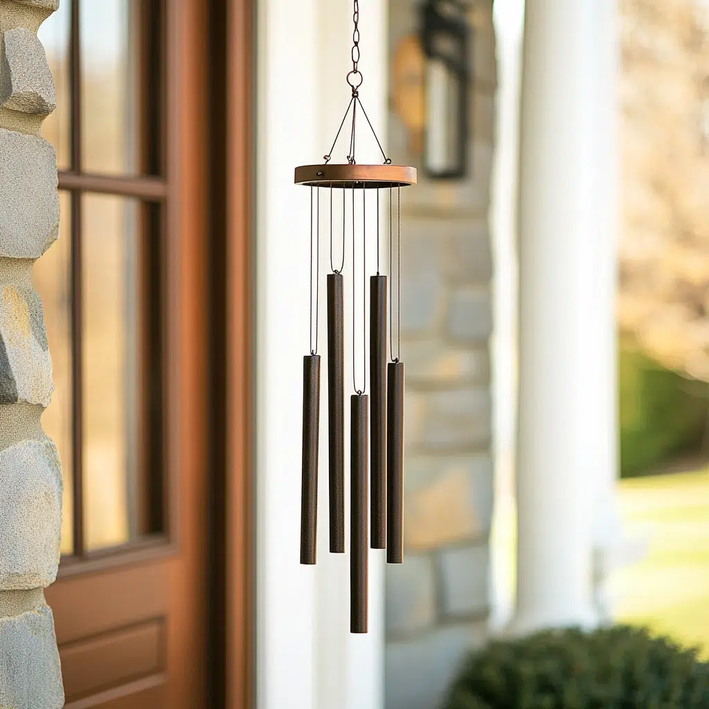 Wind Chimes: It adds an auditory element that enhances the peaceful spring atmosphere. The gentle sounds create a welcoming and calming ambiance. Plus, they add a touch of movement and visual interest.