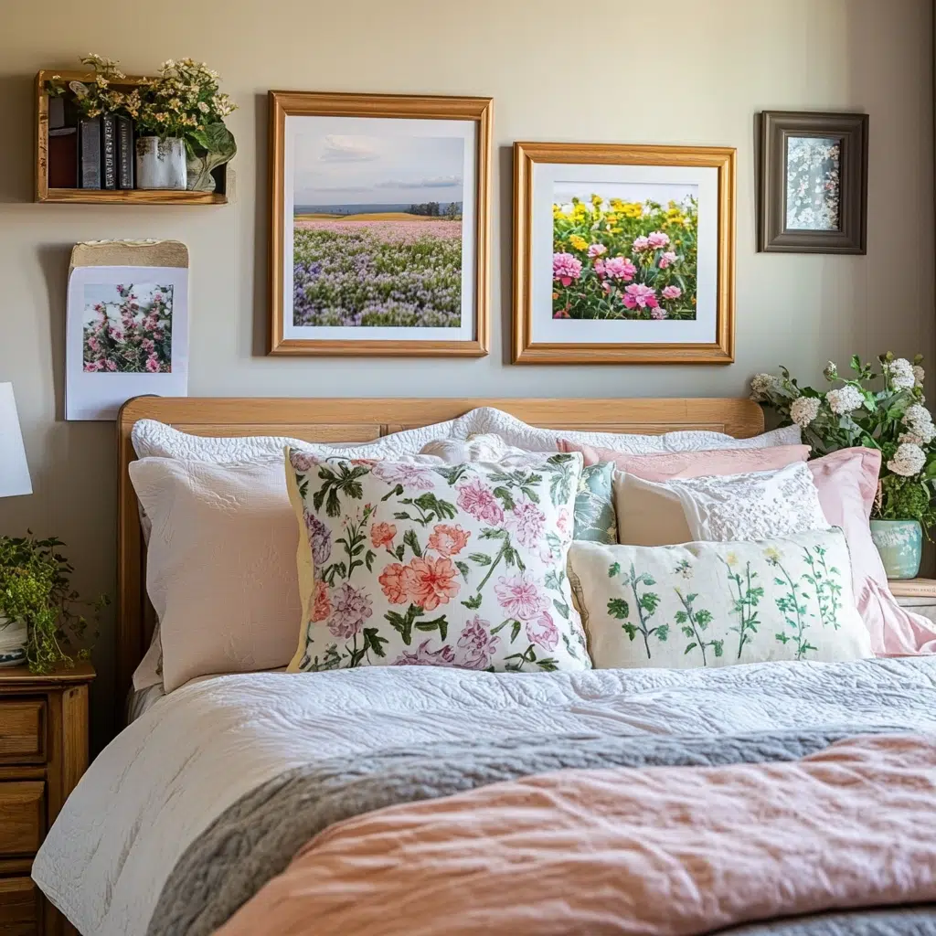 Personalized Spring Touches: Adding personal touches, like spring-themed photos, artwork, or seasonal collections, makes your bedroom feel unique and special. It’s a way to express your personality and create a space that you truly love.