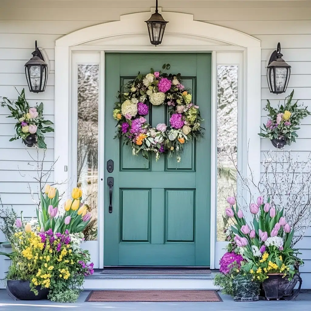 Spring Front Door Decor Ideas