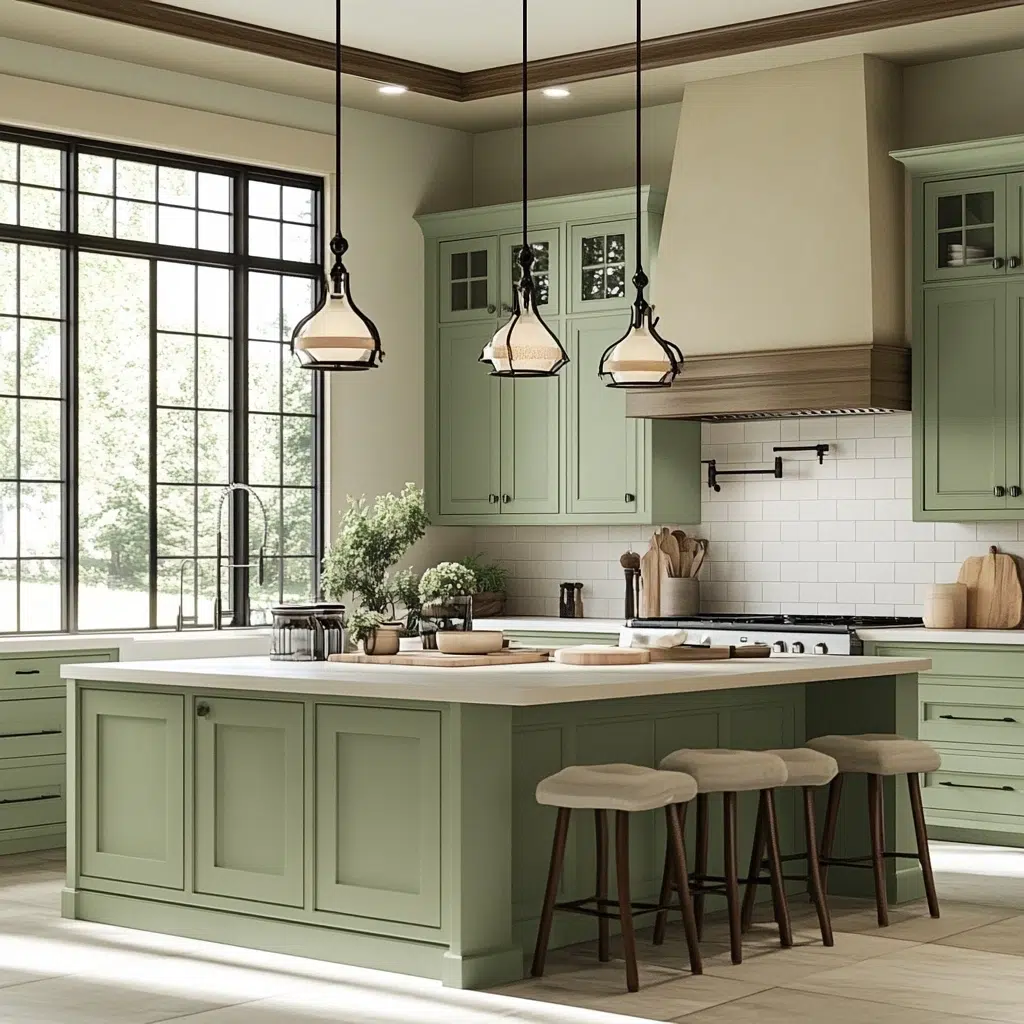 Island Oasis: Creating a Central Point of Serenity with Sage Green