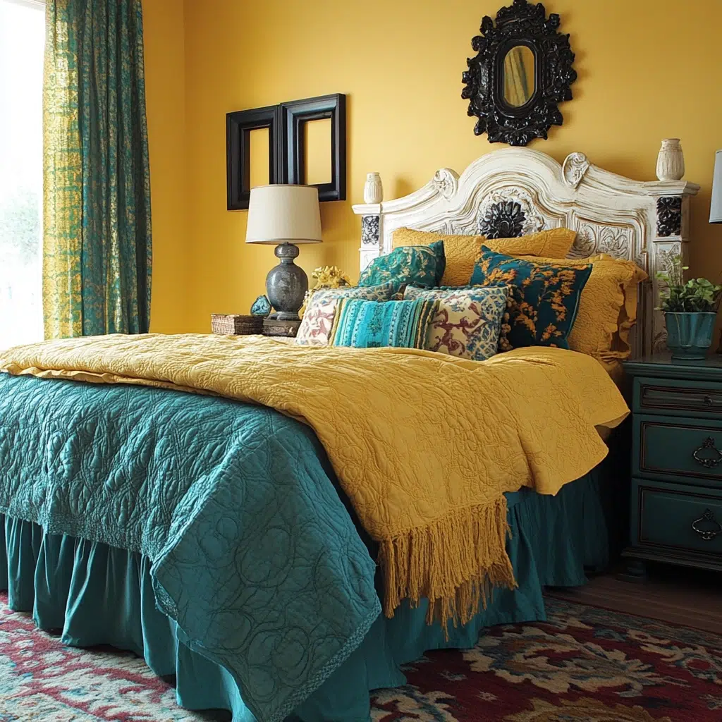 Mustard & Teal