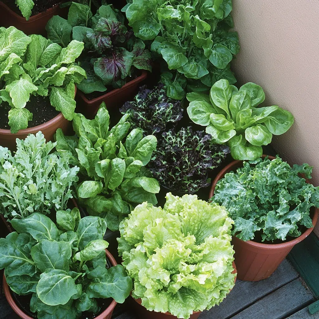Urban Gardening Solutions: Leafy Greens (Lettuce, Spinach, Arugula)
