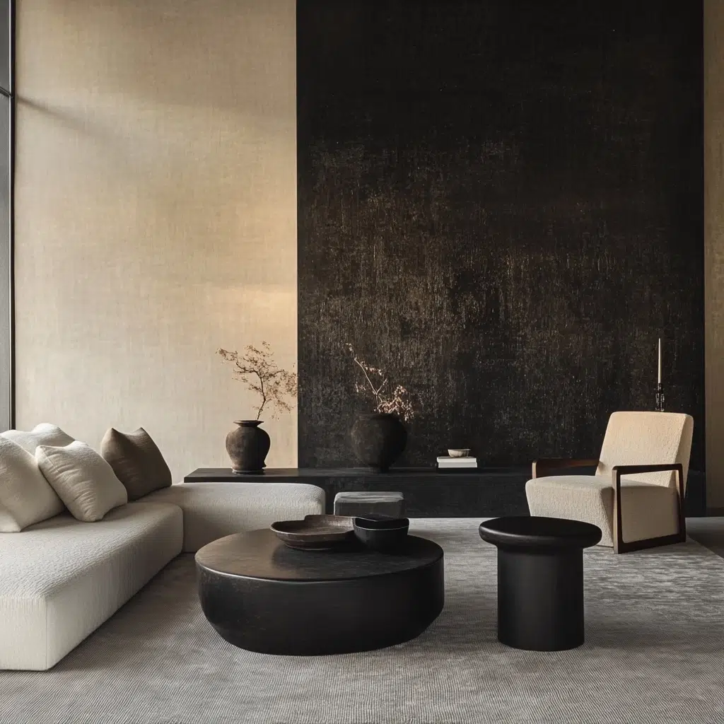Subtle Ombre Living Room