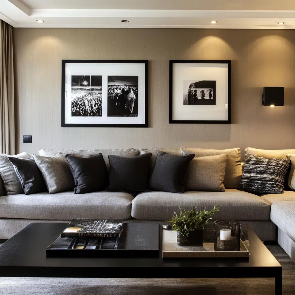 Gallery Wall Grandeur Living Room