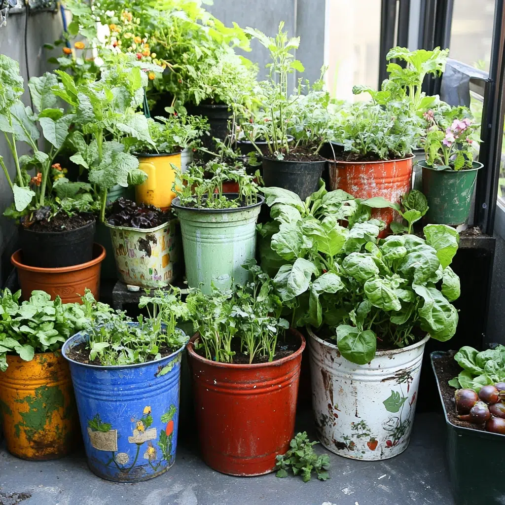 Urban Gardening Solutions: Repurposed Containers