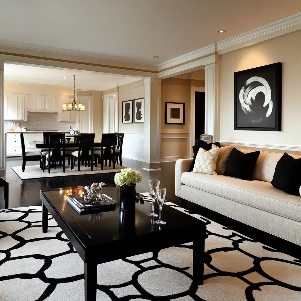 The Allure of Black and Beige The Allure of Black and Beige
