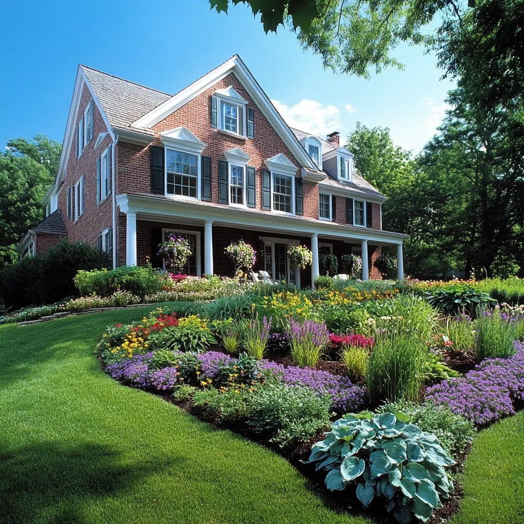 Flower Bed Ideas for the Front of the House: Foundation Framing