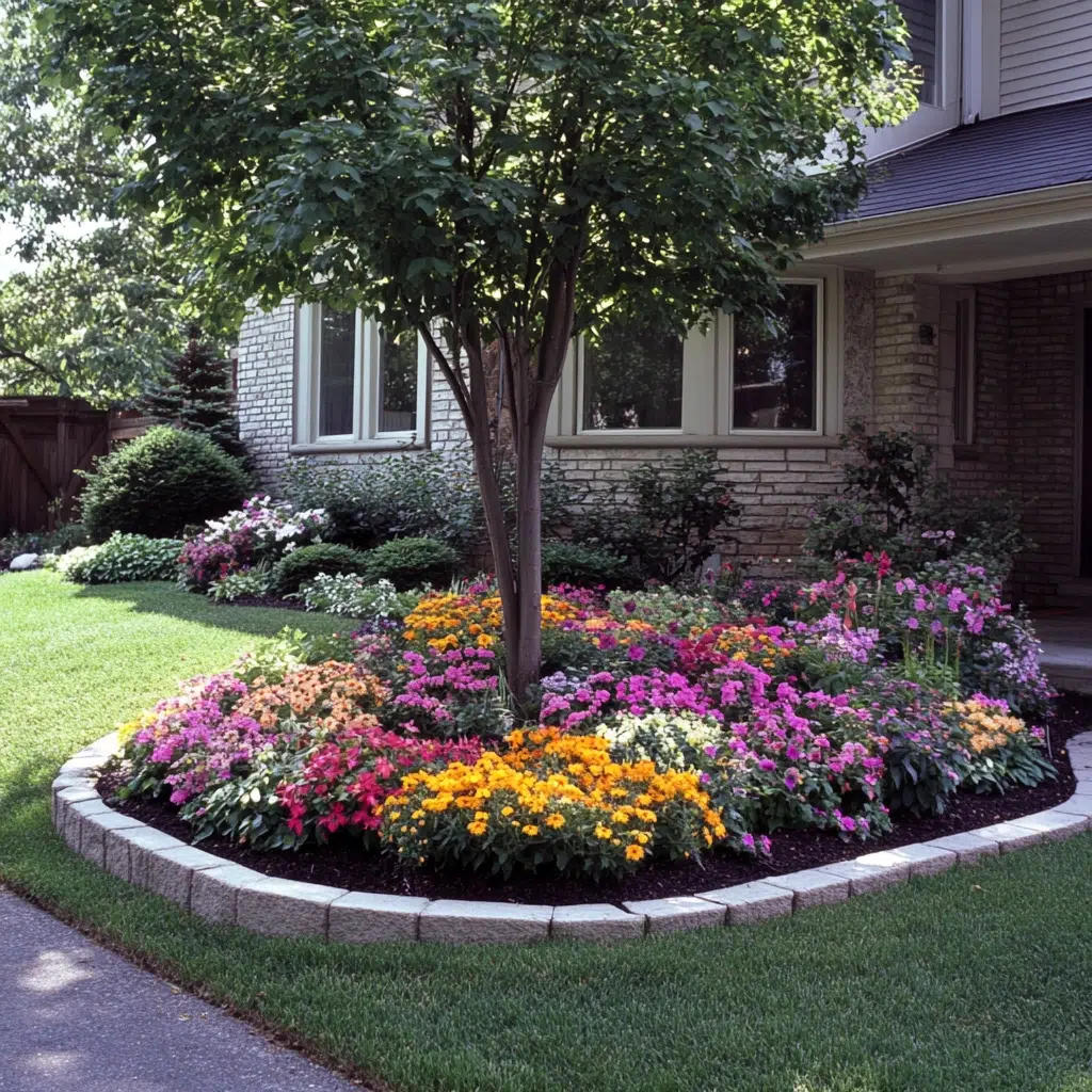 Flower Bed Ideas for the Front of the House: Corner Cuddles