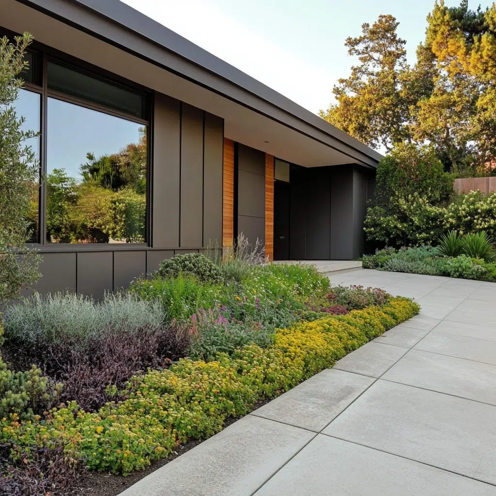 Flower Bed Ideas for the Front of the House: Bordering Beauty