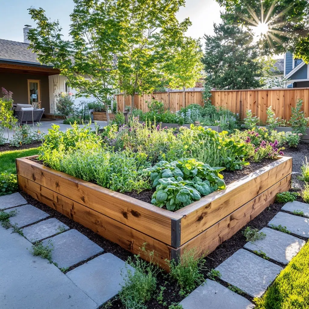 Herb Garden Ideas for Your Outdoor Oasis: Raised Bed Herb Gardens: Elevated Elegance
