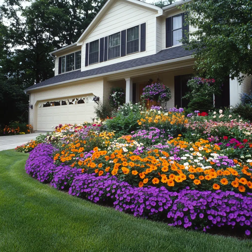Flower Bed Ideas for the Front of the House: Summer Splendor