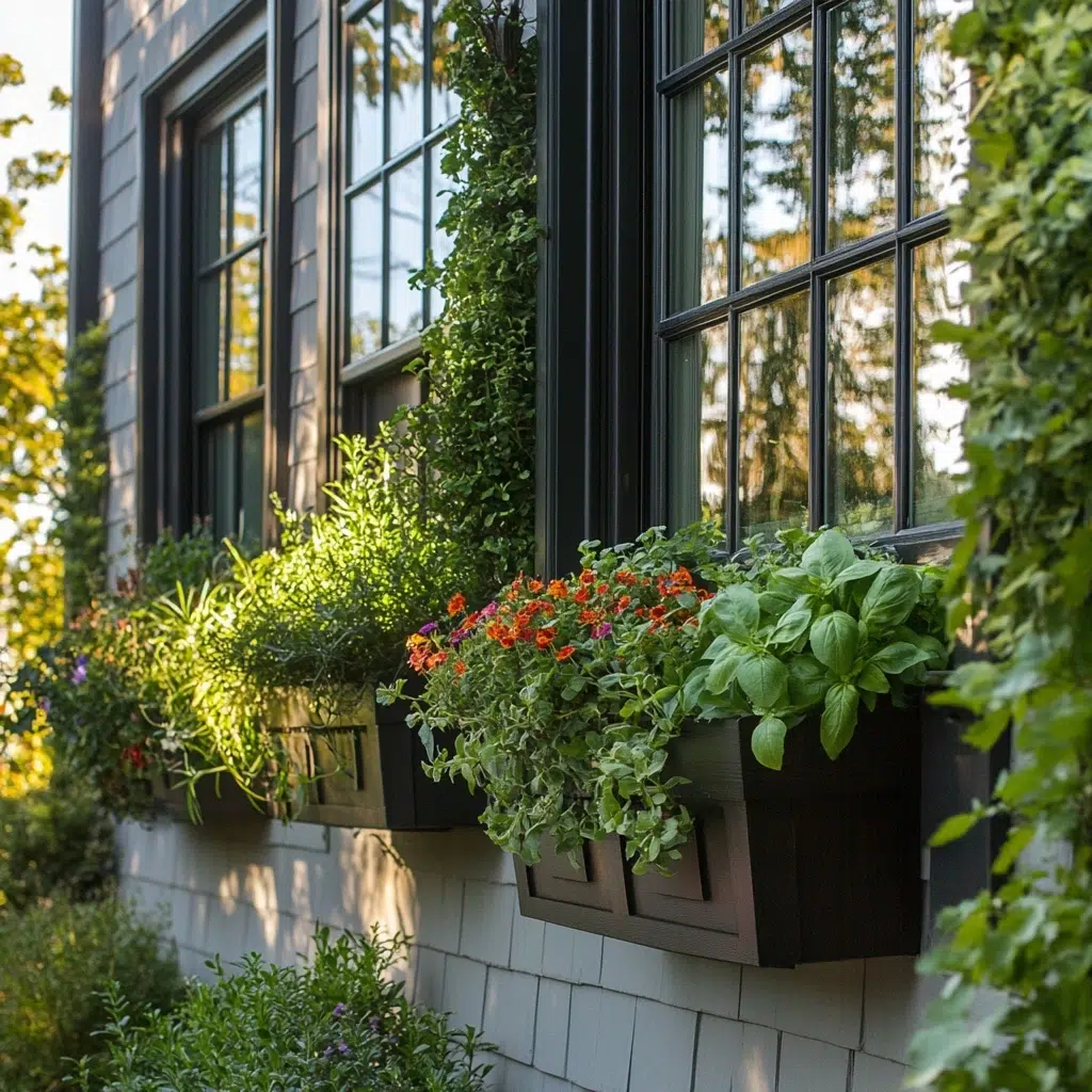 Herb Garden Ideas for Your Outdoor Oasis: Window Box Wonders: Close at Hand