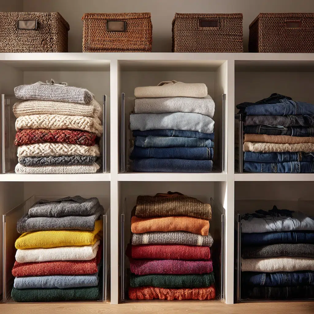 Creative Closet Ideas for Small Spaces: Vertical Dividers for Days