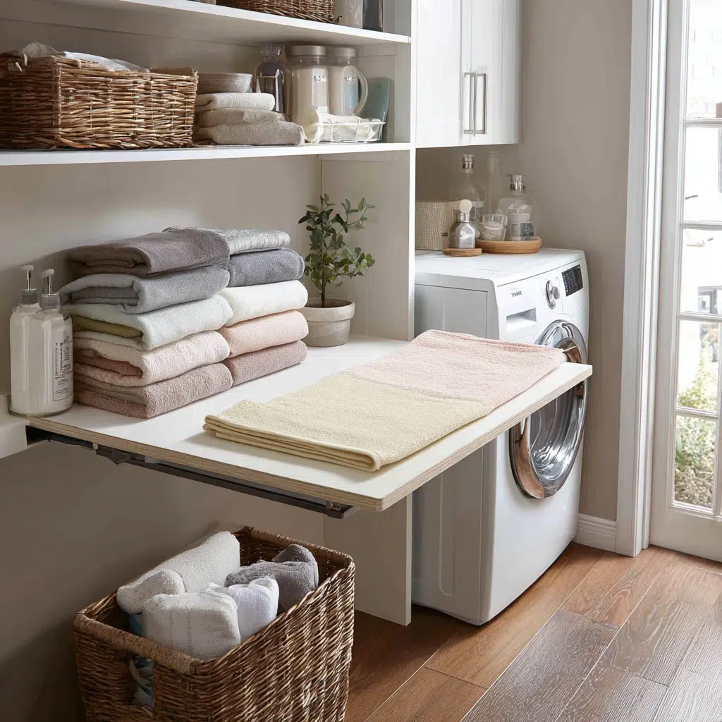 Smart Laundry Room Organization Ideas: Create a Folding Station