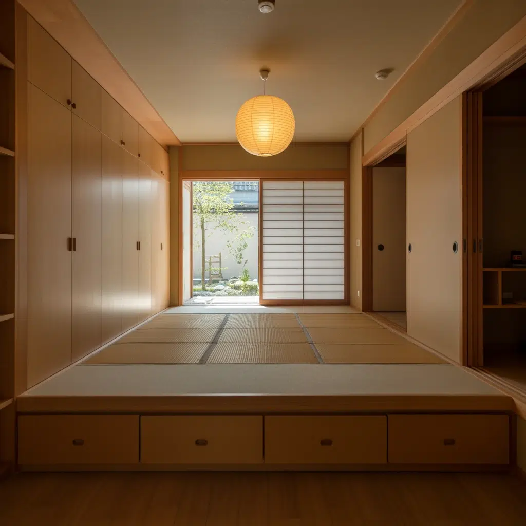 Best Japanese Apartment Design Ideas: Embrace Built-in and Hidden Storage