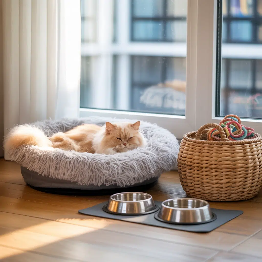 Amazing Apartment Ideas for Couples: Set Up a Dedicated Pet Corner (If You Have Furry Friends)