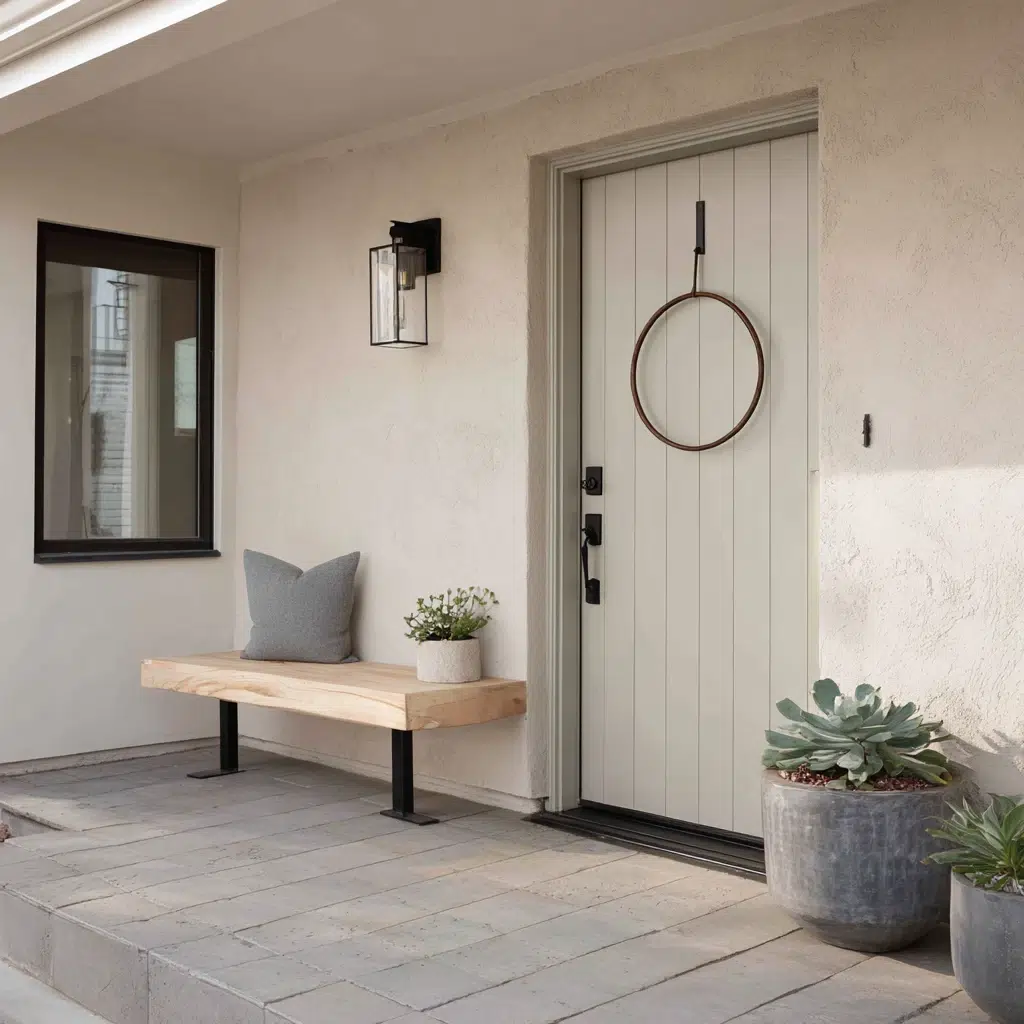 Inspiring Front Door Color Ideas: Warm Gray: The Understated Chic