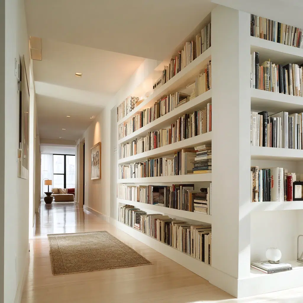 Creative Corner Bookshelf Ideas: Corner Wall Niche Bookshelves