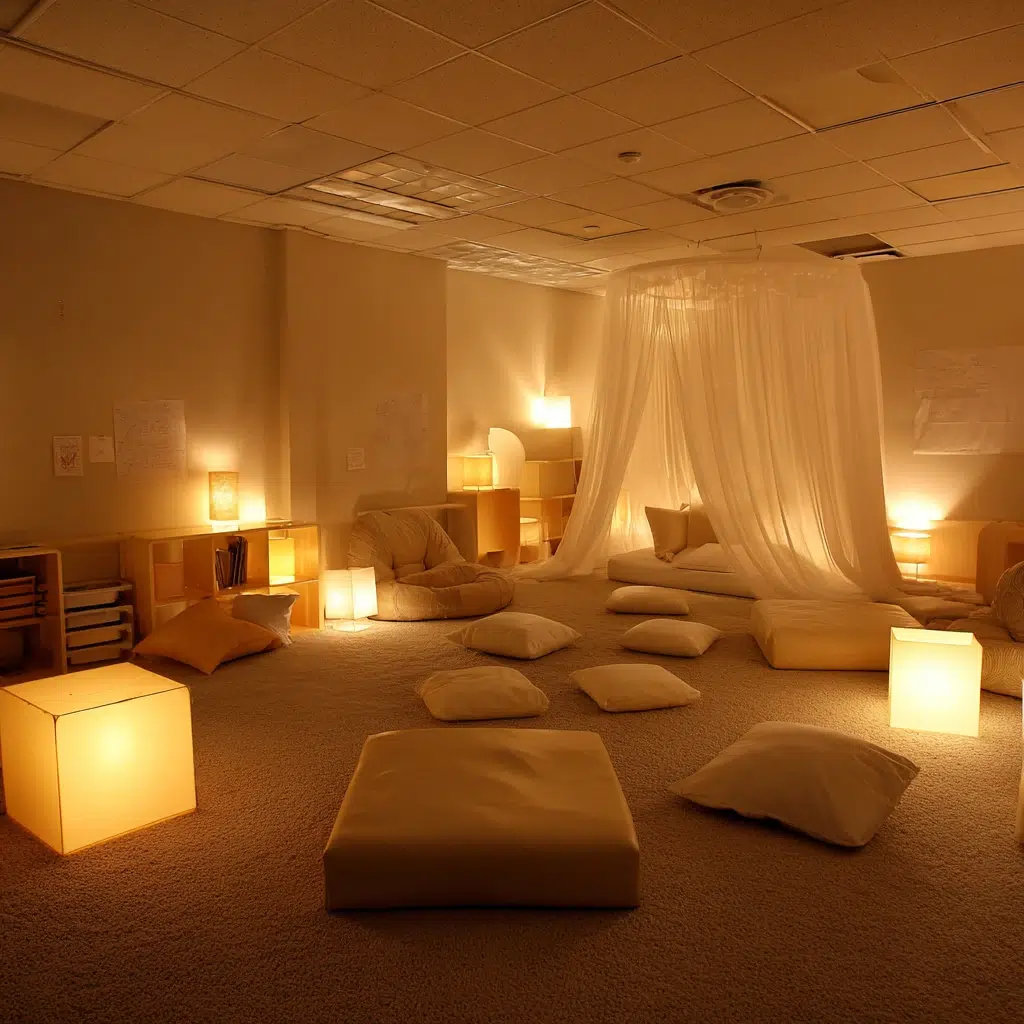 Calming Sensory Room Ideas: Soft, Diffused Lighting