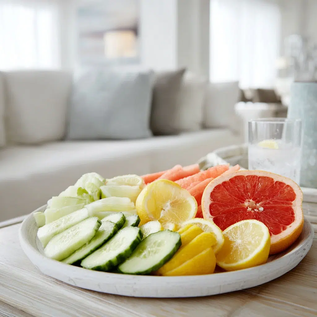 Creative Fruit Tray Ideas: The "Detox" Delight