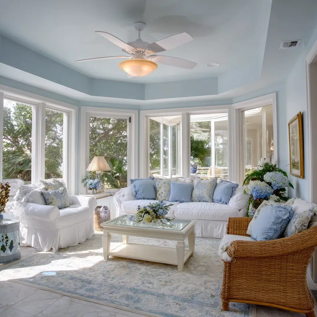 Inspiring Florida Room Ideas: Ceiling Fan for Breezy Comfort