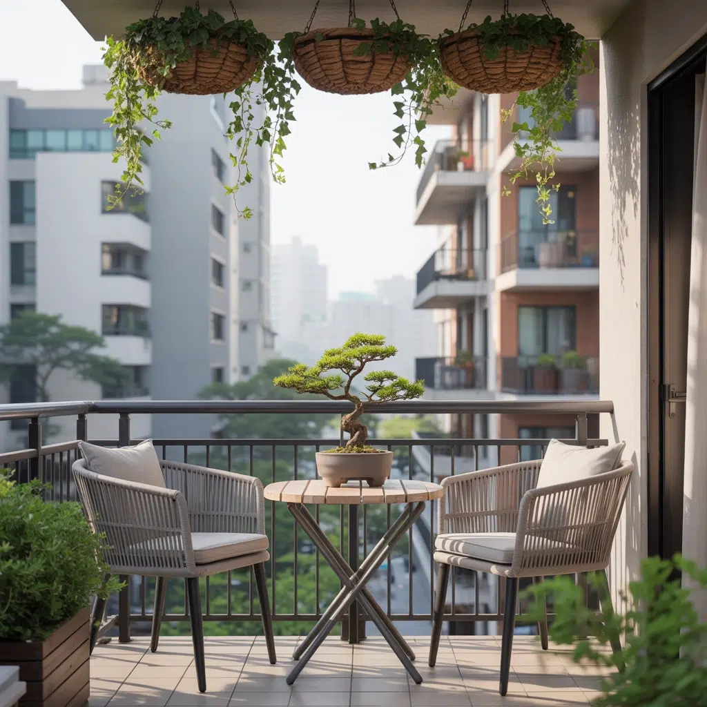 Best Korean Apartment Design Ideas: Balcony Oasis: A Breath of Fresh Air