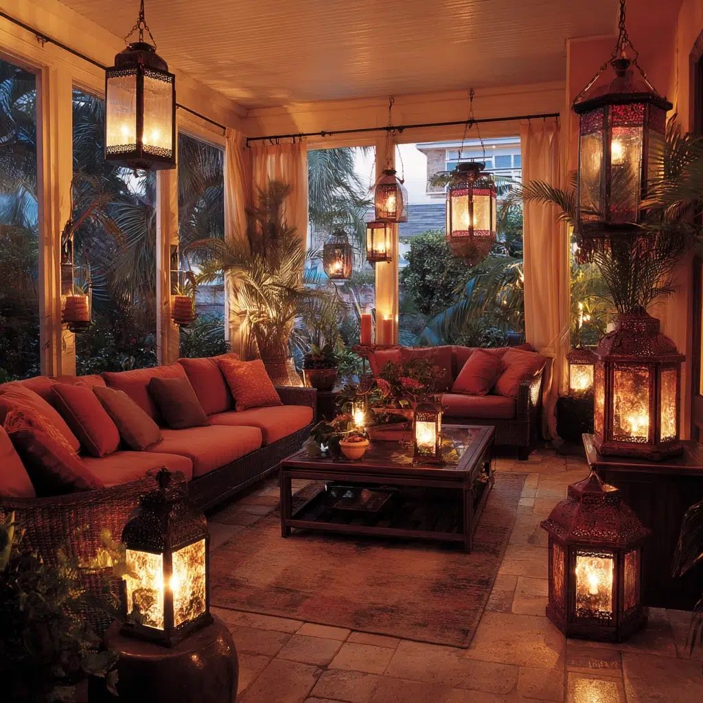 Inspiring Florida Room Ideas: Decorative Lanterns