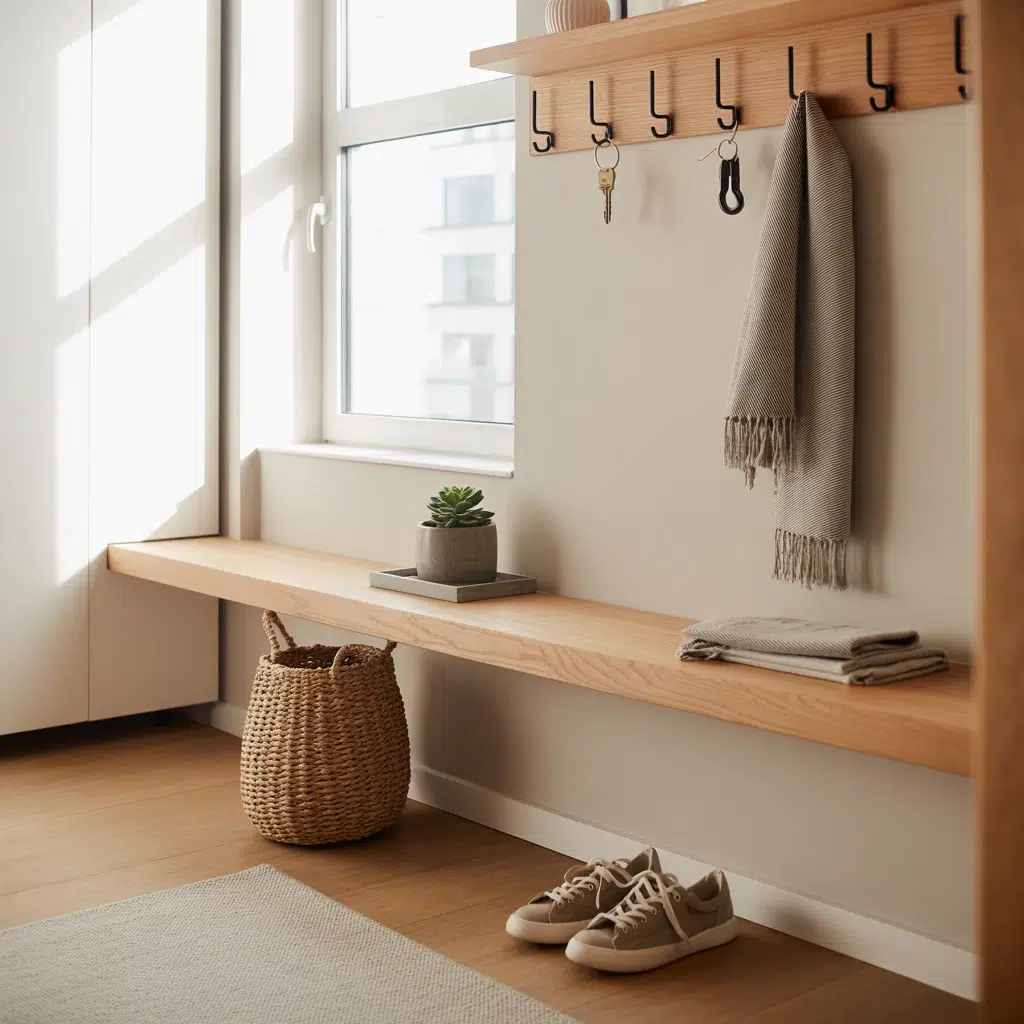 Best Minimalist Small Apartment Ideas: Smart Entryway Solutions