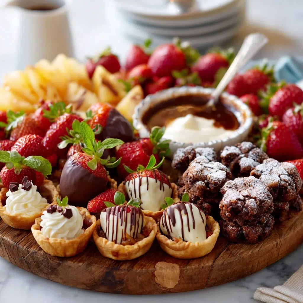 Creative Fruit Tray Ideas: "Dessert First" Fruit Board