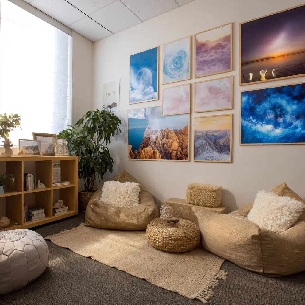 Calming Sensory Room Ideas: Visual Storytelling: Posters and Prints