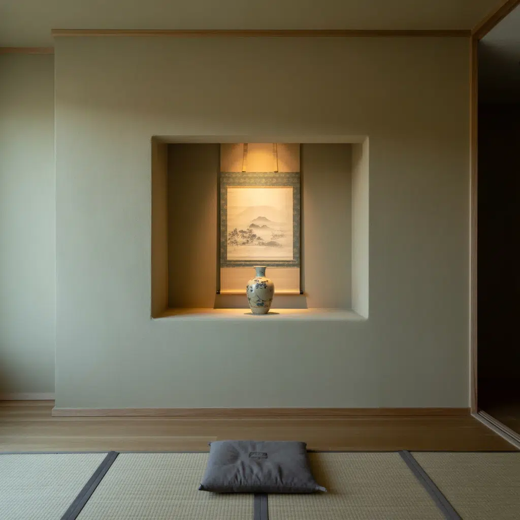 Best Japanese Apartment Design Ideas: Create a "Tokonoma" Display Alcove