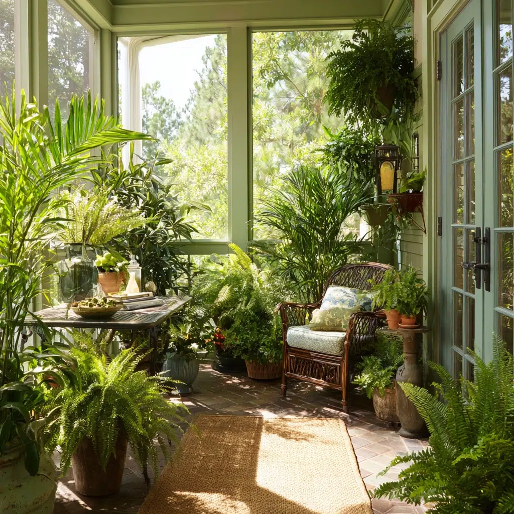 Inspiring Florida Room Ideas: Lush Greenery Oasis