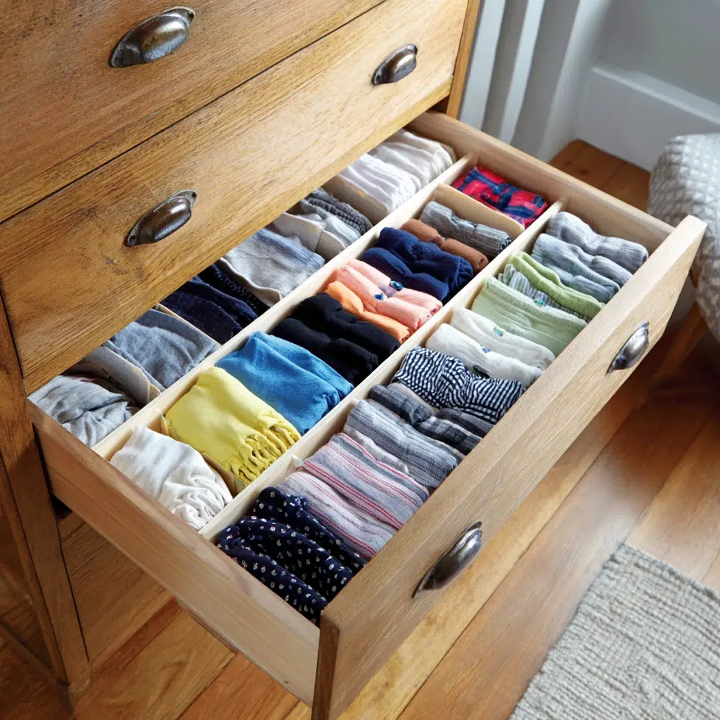 Creative Closet Ideas for Small Spaces: Drawer Dividers: Taming the Chaos