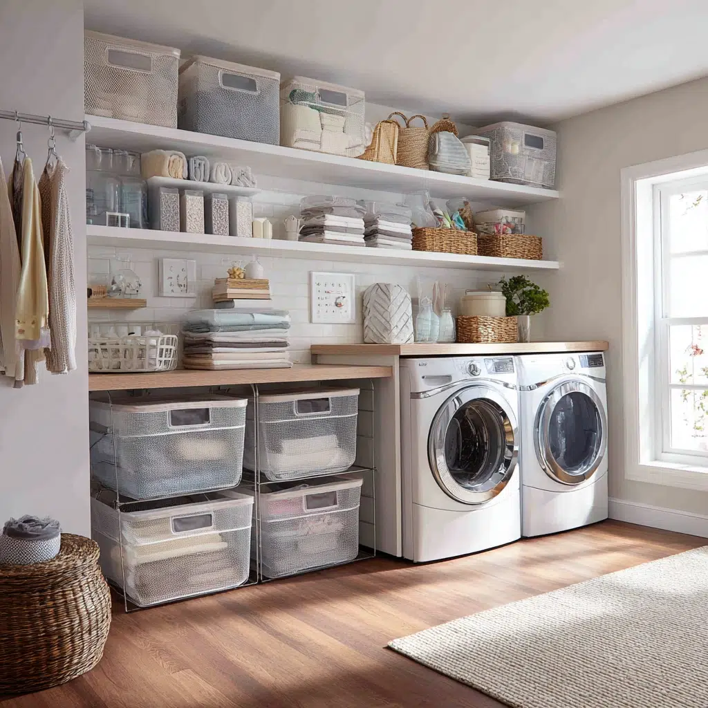 Smart Laundry Room Organization Ideas: Utilize Mesh Laundry Bags