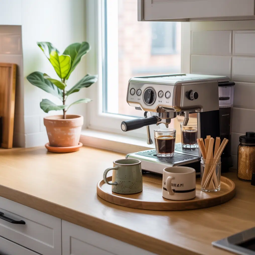 Amazing Apartment Ideas for Couples: Create a "Coffee & Chill" Station (For Those Morning Rituals)