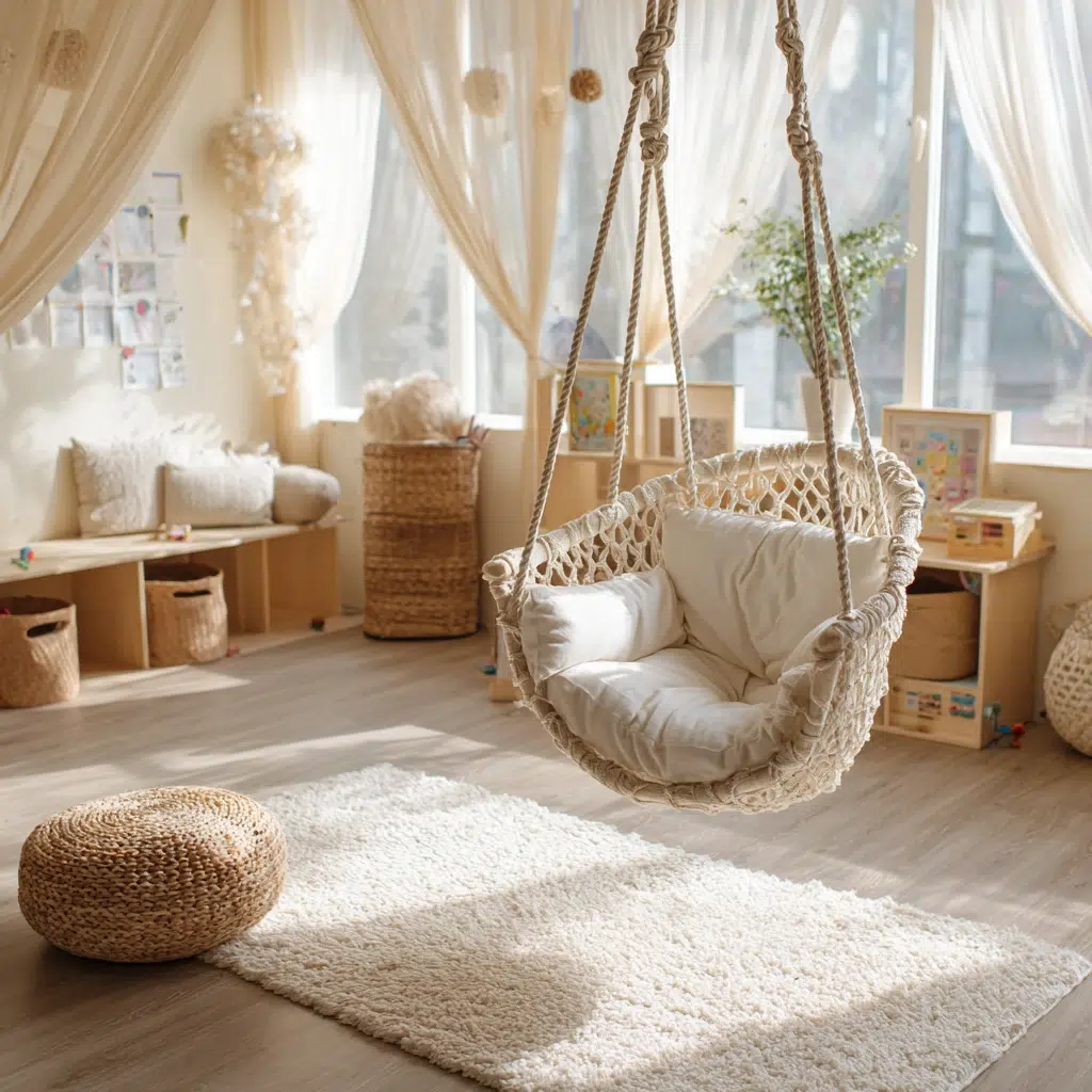 Calming Sensory Room Ideas: Gentle Movement: Swings and Hammocks