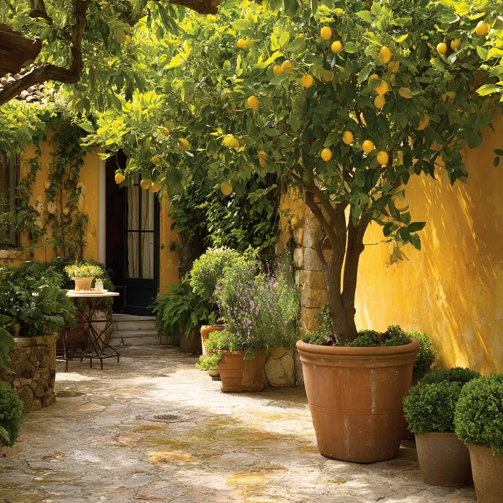 Stunning Mediterranean Garden Ideas: Citrus Trees for Zest