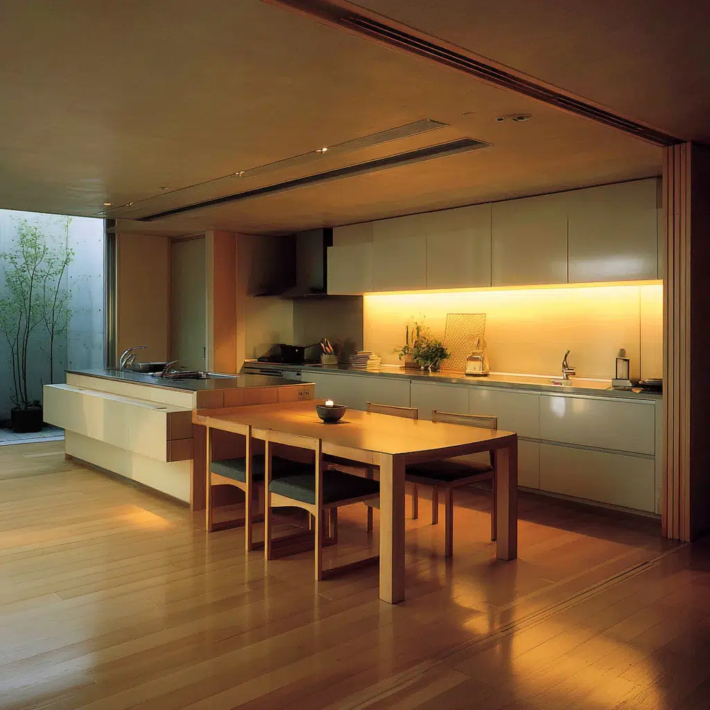 Japanese Kitchen Ideas: Low-Profile Everything
